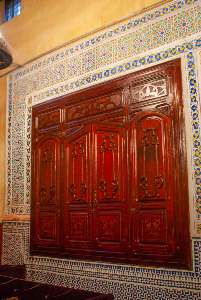 Wooden Panels, Jewish Synagague, Fes, Morocco